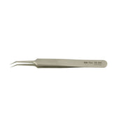 EM-Tec 5B.AM high precision tweezers, style 5B, extra fine bent tips, anti-magnetic stainless steel