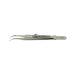 EM-Tec 7.AM high precision locking tweezers, style 7, very fine curved tips, anti-magnetic stainless steel