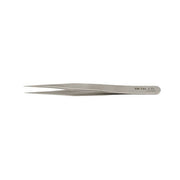 EM-Tec 1.TI high precision tweezers, style 1, strong fine tips, titanium