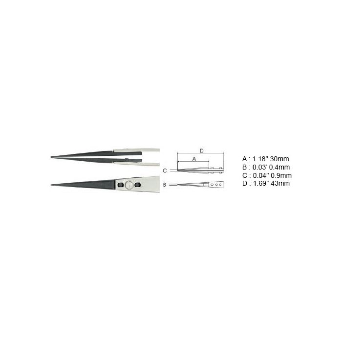 EM-Tec 71.ZER ESD safe ceramic replaceable tips for EM-Tec 71.ZE