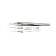 EM-Tec 7.ZC ceramic replaceable tips tweezers, fine curved tips