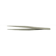 Value-Tec 682.MS industrial strong tweezers, style 682, straight smooth pointed tips, 178mm, magnetic stainless steel