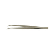 Value-Tec 686.MS industrial strong tweezers, style 686, bent smooth pointed tips, 178mm, magnetic stainless steel