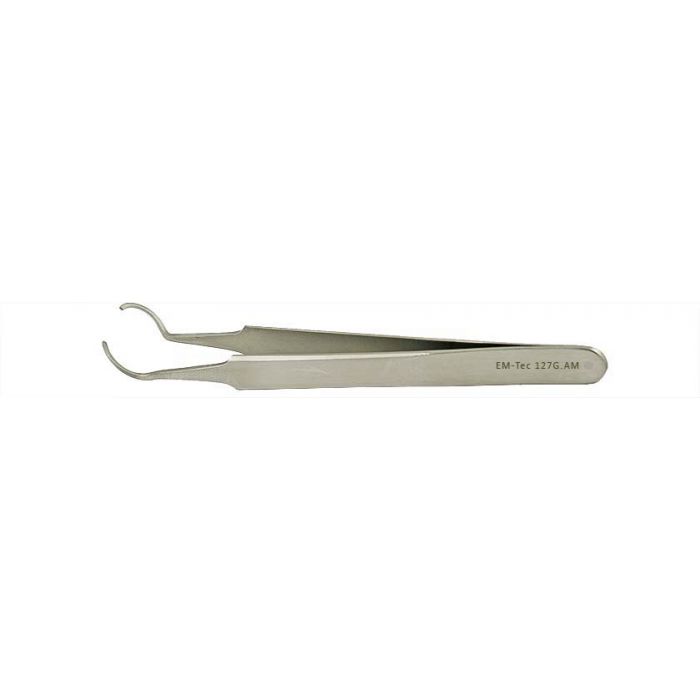 EM-Tec 127G.AM SEM pin stub gripper tweezers for Ø12.7mm pin stubs, anti-magnetic stainless steel