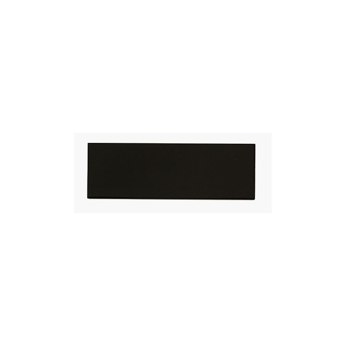 Micro-Tec black metal microscope support slides, 76.2 x 25.4 mm