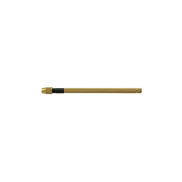 Micro-Tec PV1 precision probe holder for probe diameters 0.1-0.65mm, brass/steel, 95mm