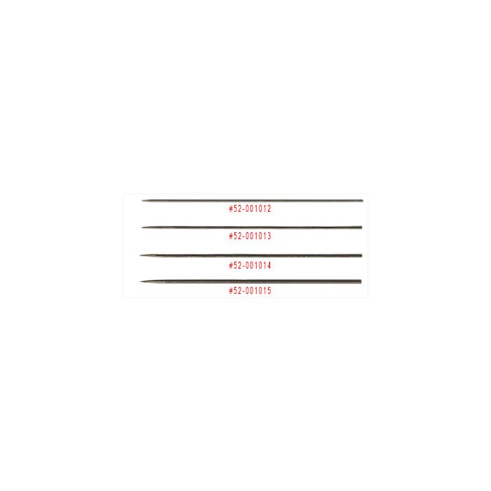 Micro-Tec N series straight fine needle probes, stainless steel, 2x0.25mm, 2x0.35mm, 2x0.45mm, 2x0.55mm