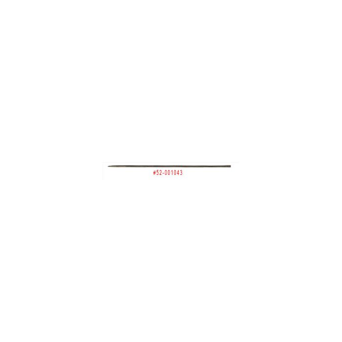 Micro-Tec C5 straight fine needle probe 0.40mm, nickel plated carbon tool steel, 28mm