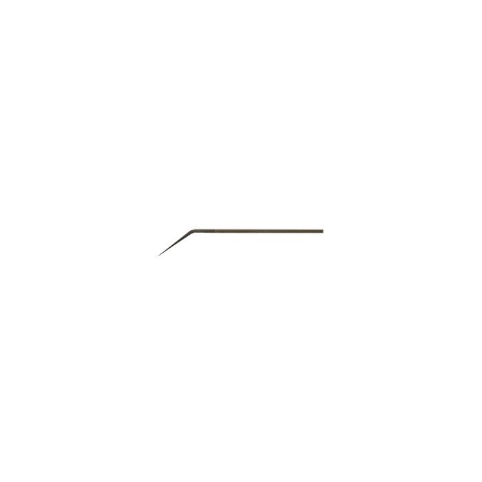 Micro-Tec TA5 angled ultra-fine tungsten needle probe, 0.52mm with 0.6µm tip, 25mm