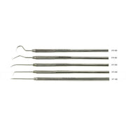 Value-Tec set with 5 probes (VP1/VP2/VP3/VP4/VP6) in plastic pouch, 410 stainless steel