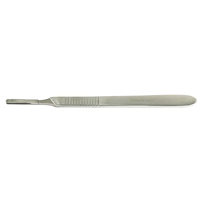 Micro-Tec SH4 scalpel blade handle No. 4, stainless steel