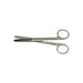 EM-Tec B13 microscopy lab scissors, blunt tips, straight, 130mm, 410 st. st.