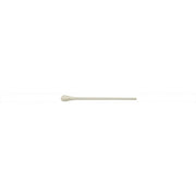 Cotton tipped applicator sticks, single ended, round tip, plastic shaft, 75mm