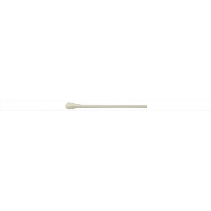 Cotton tipped applicator sticks, single ended, round tip, plastic shaft, 75mm