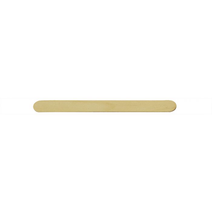 Flat wooden applicator sticks, small, 140 x 15 x 1.6mm, birch wood