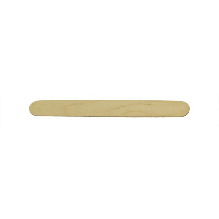 Flat wooden applicator sticks, large, 150 x 19 x 1.6mm, birch wood