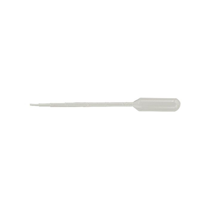 PT1 disposable plastic transfer pipette, 1ml, graduated, single piece LDPE