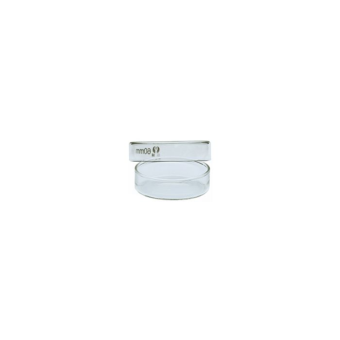 Micro-Tec borosilicate glass petri dish w. lid, 60mm diameter