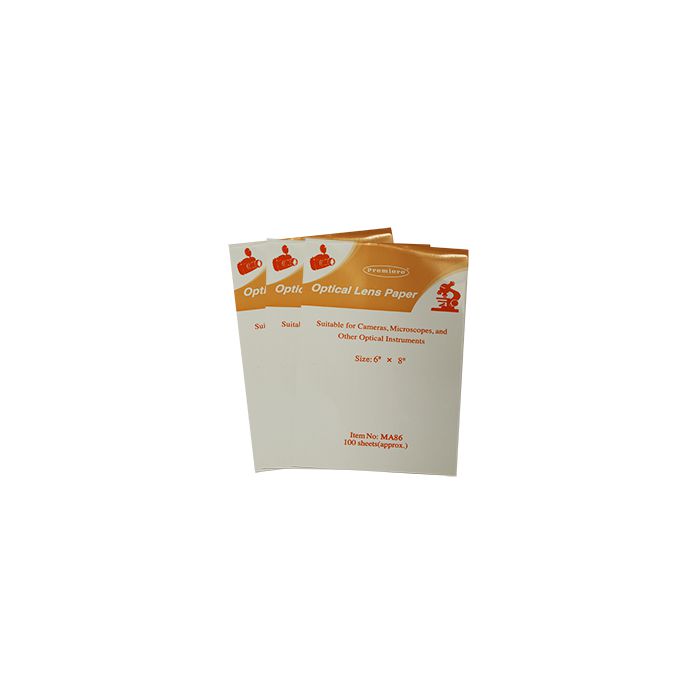 Micro-Tec MA86 optical lens paper 150 x 200 mm, 6 booklets of 100 shee ...
