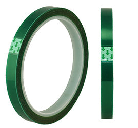 Green Mylar PET polyester lab tape 6,10,15,20,25,50mm x 20m
